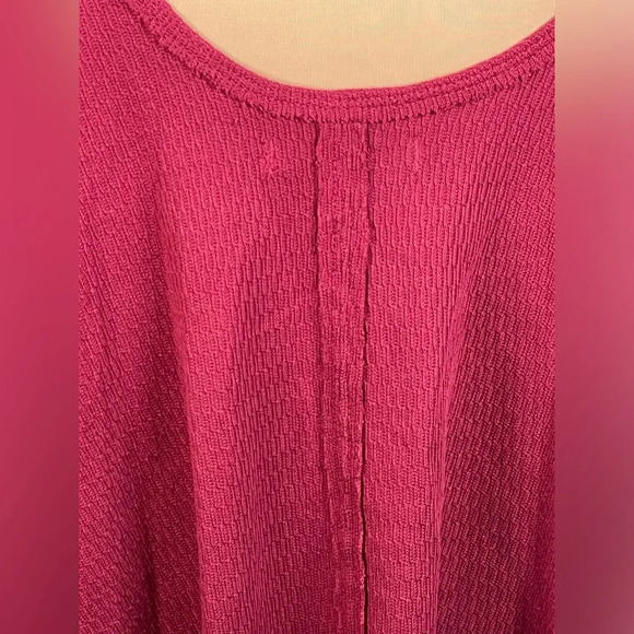 Free People Sing La La Handkerchief Tank Gone Gogi (burgundy) Size S - Picture 9 of 12